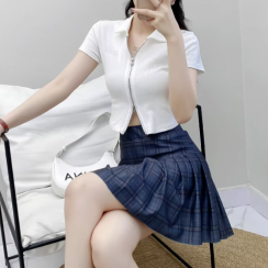 3 Pcs High Waist Half Length Mini Skirt